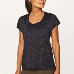 Lululemon Miles Ahead Short Sleeve Mesh Tee